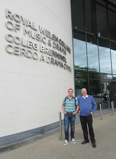 Owen Farr and Nigel Seaman Royal welsh college