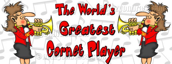 Mug - The Worlds Greatest Cornet Player - Female - Image 2