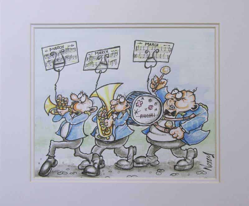 brass band cartoons by nezzy