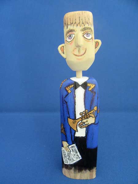 nezzy drifter driftwood cartoon figures blue brass band uniform