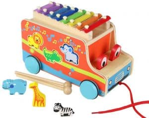 pull truck xylophones