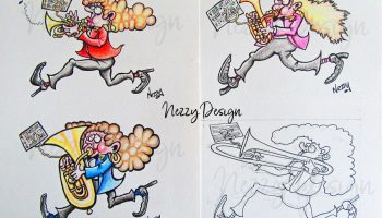 brass-band-lady-marching-cartoon--nezzy