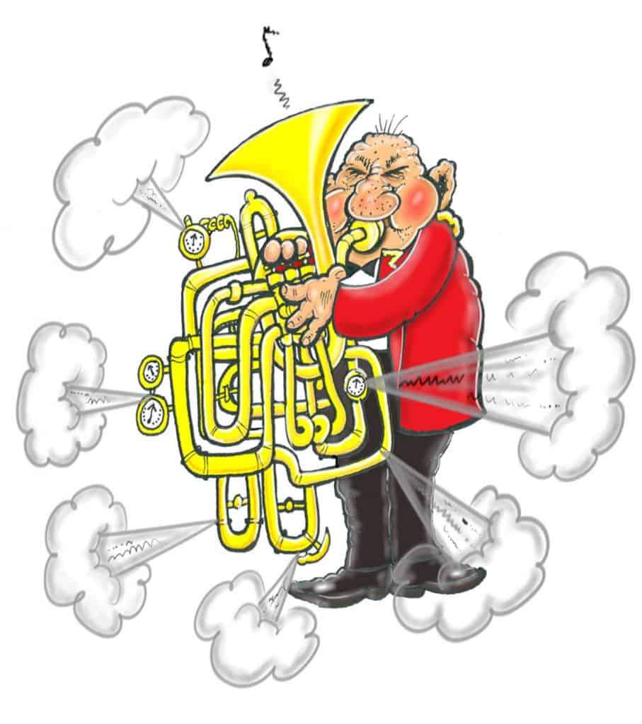 brass band mechanical freaks cartoon